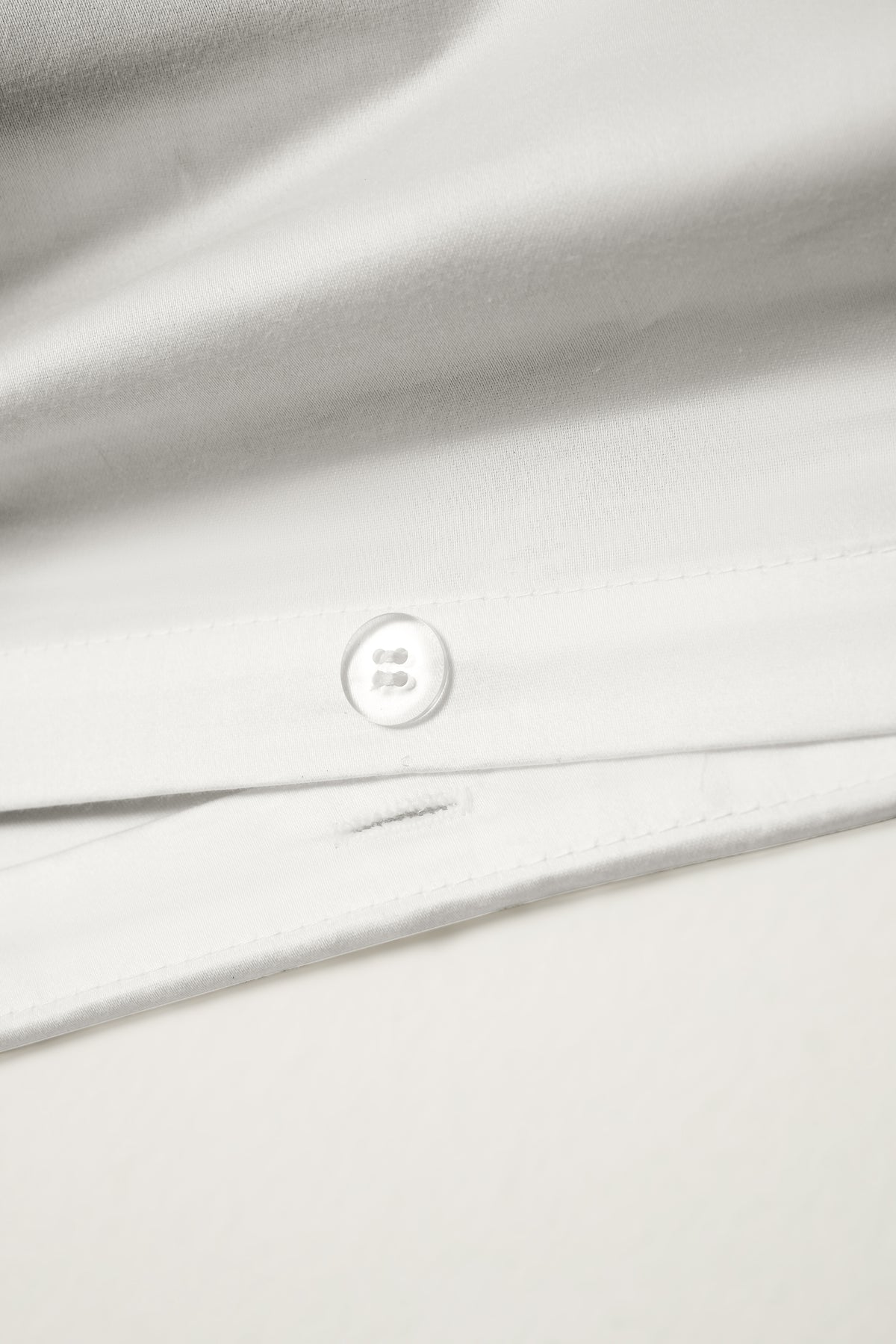 Kolachi, Sateen Duvet Cover in White