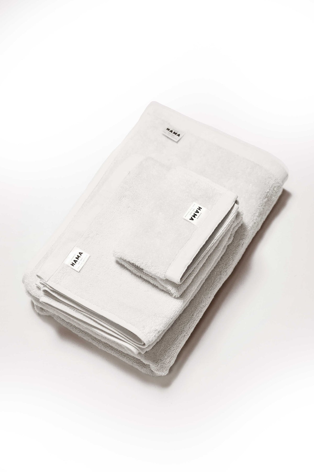 Danube, Classic Cotton Hand Towel in White