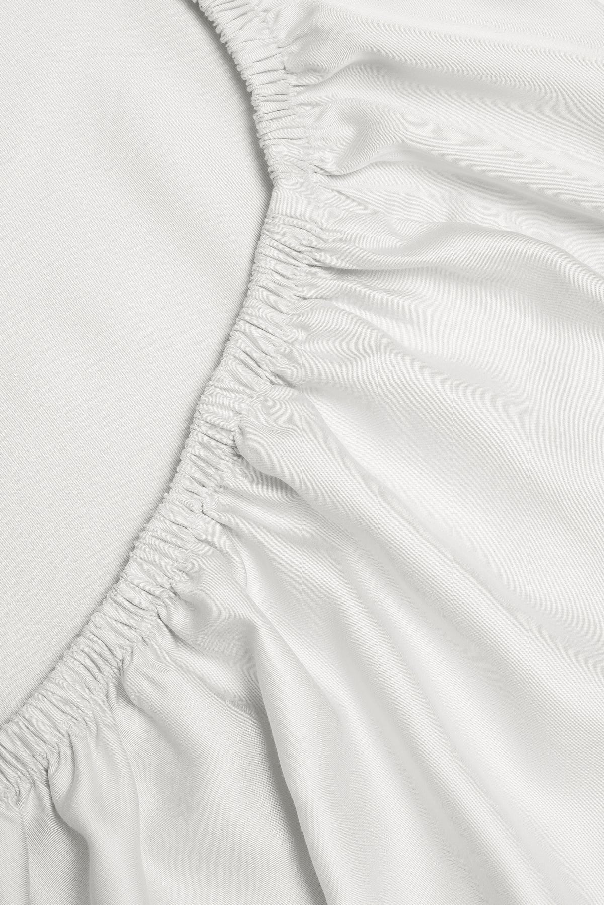 Bali, Bamboo Fitted Sheet in White