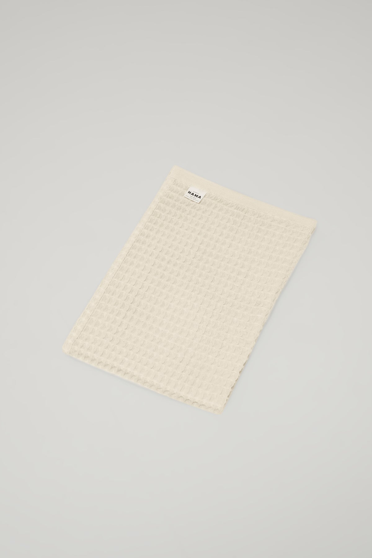 Nile, Waffle Cotton Hand Towel in Ivory