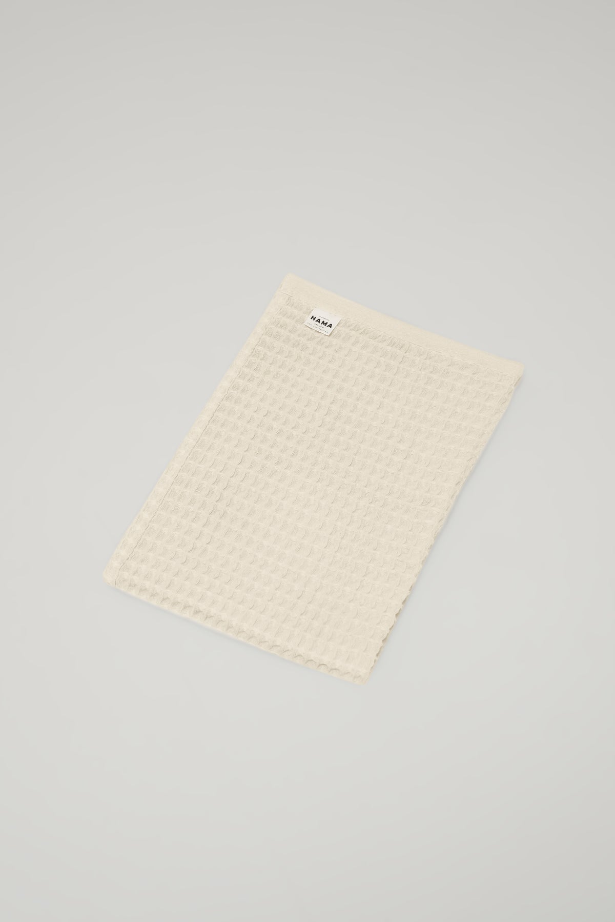 Nile, Waffle Cotton Hand Towel in Ivory