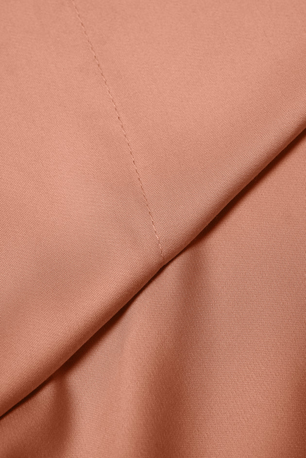 Bali, Bamboo Fitted Sheet in Dust Pink