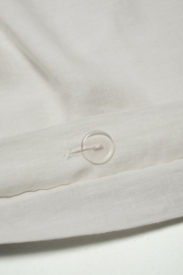 Darjeeling, Linen Pillowcases in Eggshell